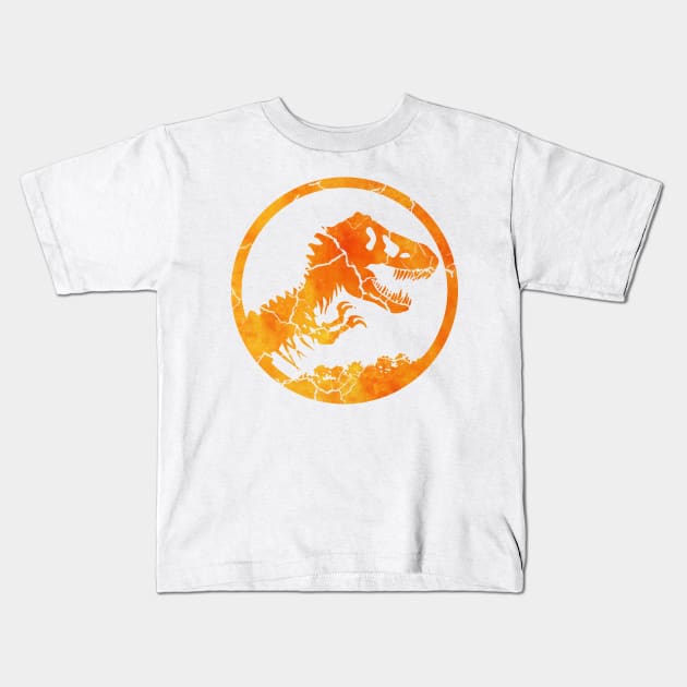 The Kingdom Falls Kids T-Shirt by JurassicArt